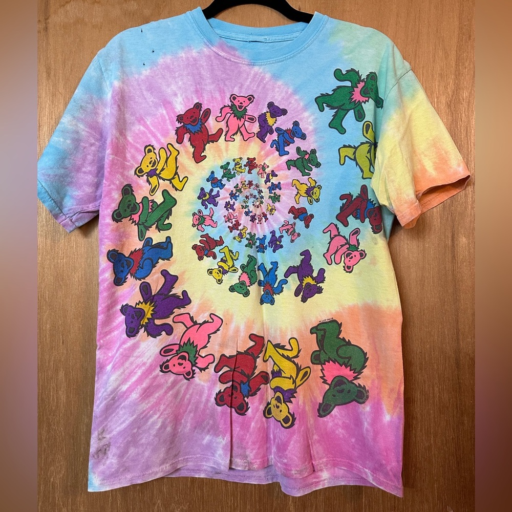 Vintage Grateful Dead Tie Dye Dancing Bears Tshirt